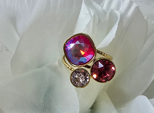 Bague cristaux de Swarovski