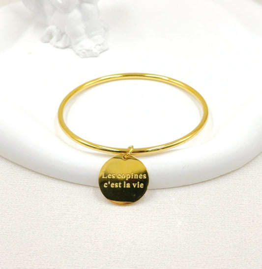 Bracelet les copines c'est la vie