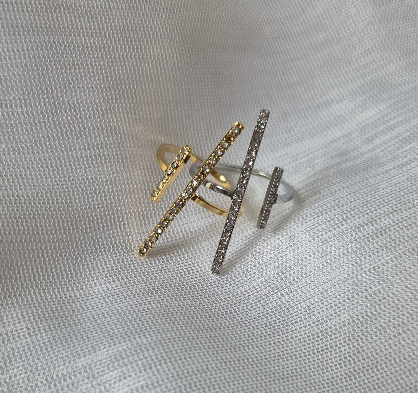 Bague strass