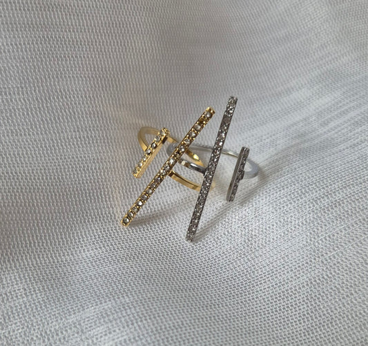 Bague strass