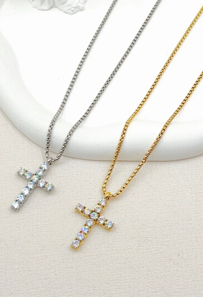 Collier croix