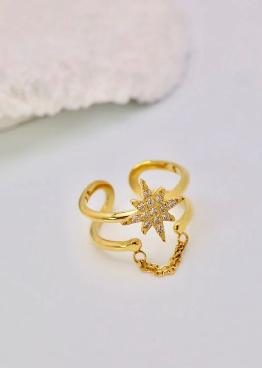 Bague étoile