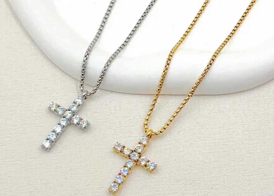 Collier croix