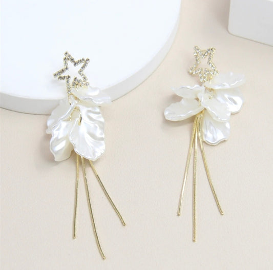 Boucles d'oreilles étoile argent 925