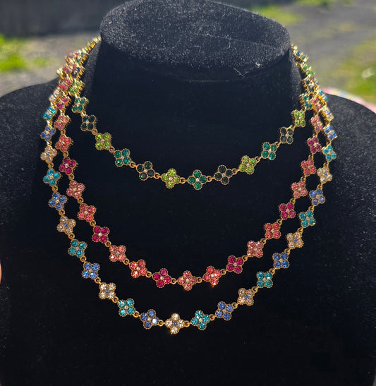 Collier strass